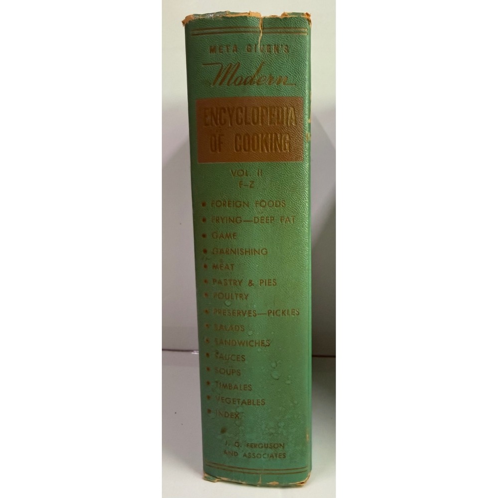 Vintage Meta Given's Modern Encyclopedia of Cooking Vol 1 & 2 Cookbook Set 1950s - Picture 5 of 16
